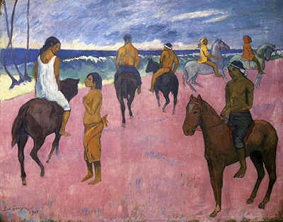 Riders on the Beach I by Paul Gauguin